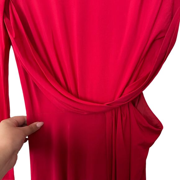 JASON WU Side Cutout Long Sleeve Midi Dress‎ NWOT Sz 4 - Picture 5 of 5